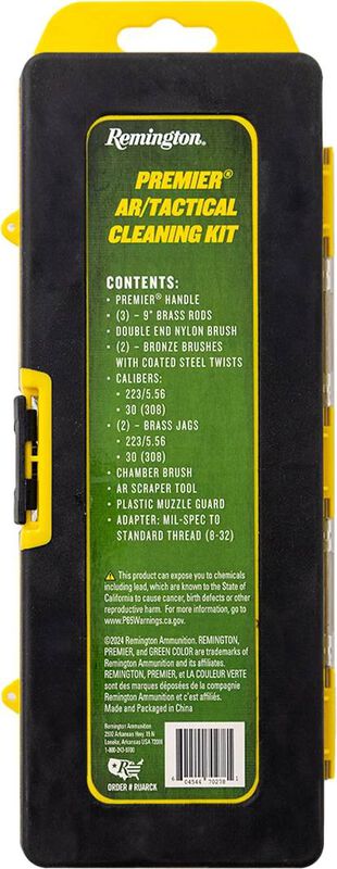 Premier AR/Tactical Cleaning Kit, Rifle, .223/5.56mm &amp; 30 Cal